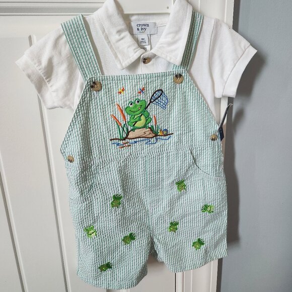 Crown & Ivy baby boy set 18m - Picture 1 of 1